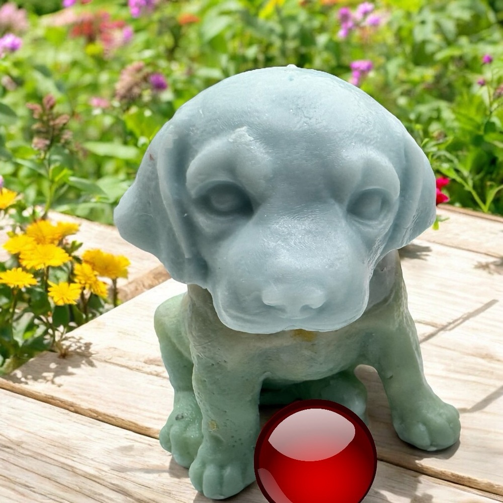 Puppy dog soap- handcrafted goats milk- premium soap formula- fast ship! So cute